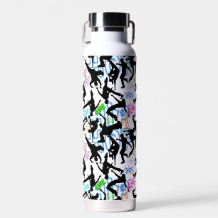 HipHop 50. Dance Pattern Water Bottle
