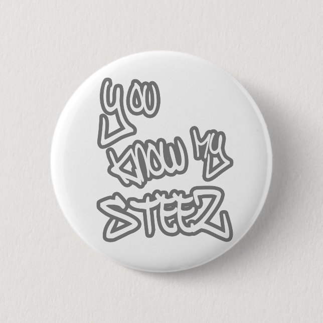 HIPHOP 6 CM ROUND BADGE (Front)