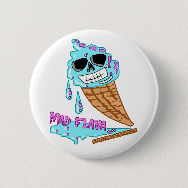 HIPHOP 6 CM ROUND BADGE (Front)