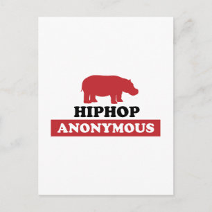 HipHop Anonymous Postcard