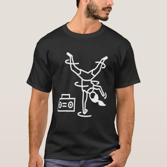 Hiphop Breakdance Street Style T-Shirt (Front)