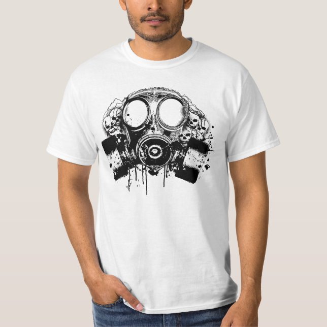 Hiphop Gas Mask T-Shirt (Front)