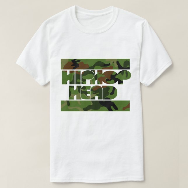 HipHop Head Guerrilla T-Shirt (Design Front)