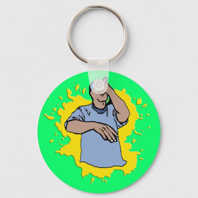 Hiphop Rap Key Ring (Front)
