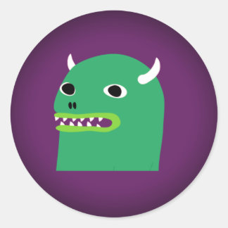 HipMonster Stick Classic Round Sticker