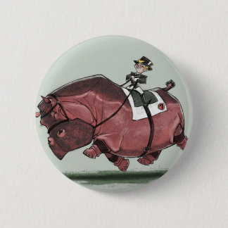 Hippestrian 6 Cm Round Badge