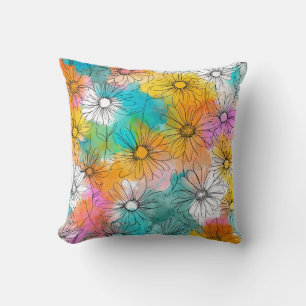 Hippie Aesthetic Home Decor Sofa Cushion