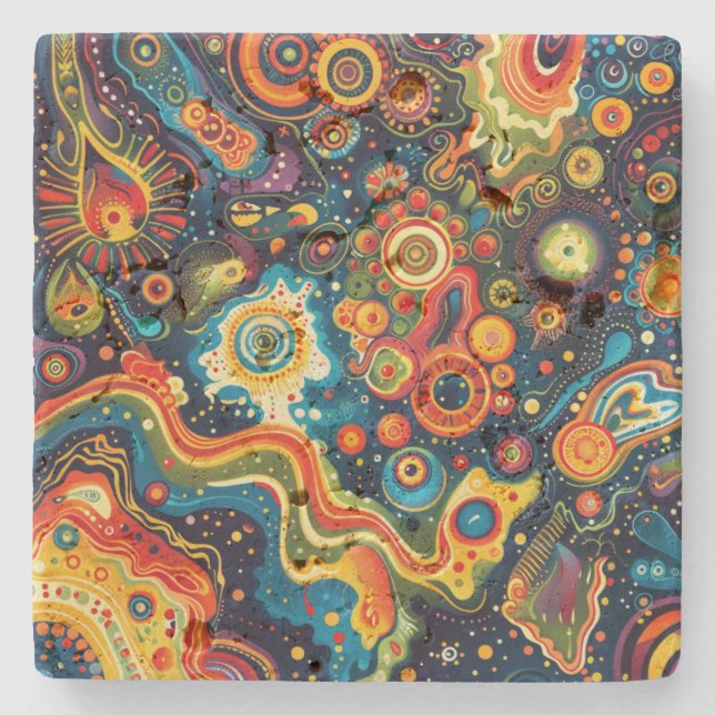 Hippie Art Coaster (Front)