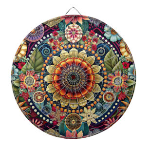 Hippie Art Dartboard