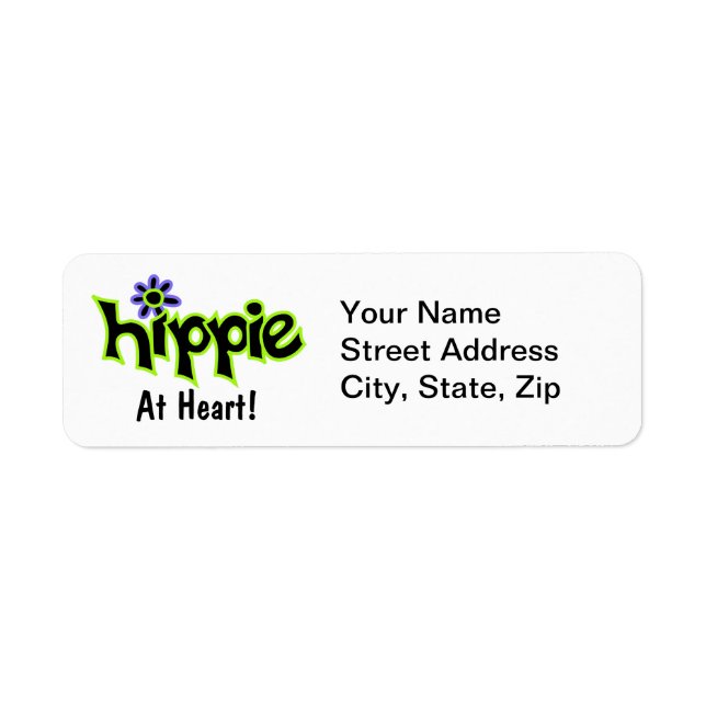 Hippie at Heart Black Lime Green Art Custom (Front)