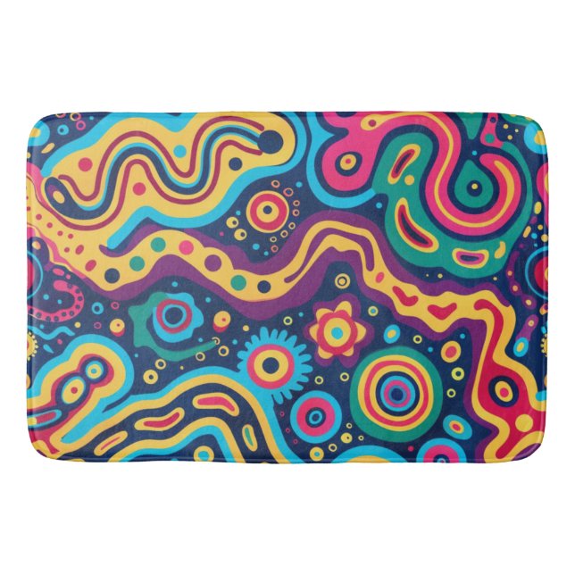 Hippie Bath Mat (Front)