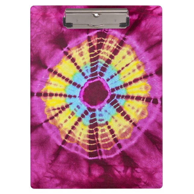 Hippie batik circle clipboard (Front)