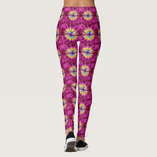 Hippie batik circle leggings (Back)