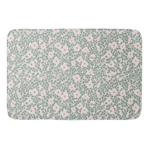 Hippie Boho Floral Bath Mat