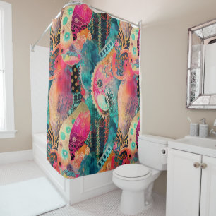 Hippie Boho Shower Curtain