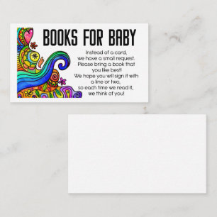 HIPPIE BOOKS FOR BABY, BABY SHOWER INSERT