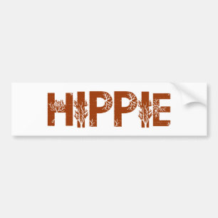 Hippie Bumper Sticker