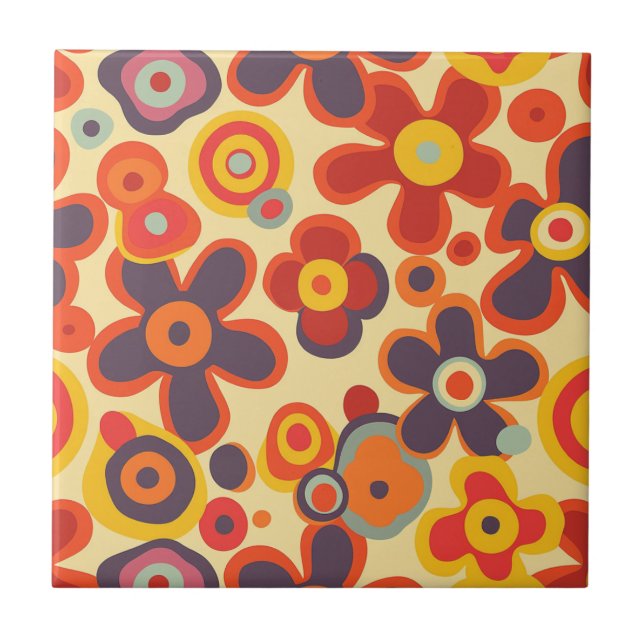 Hippie Ceramic Tile (Front)
