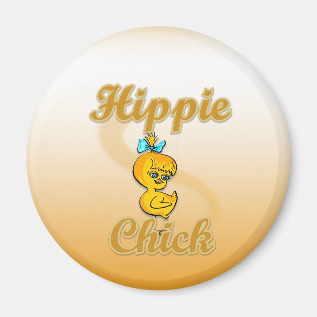 Hippie Chick Magnet (Front)