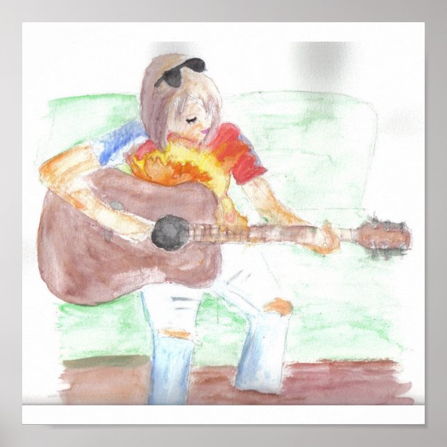 Hippie chick poster (Front)