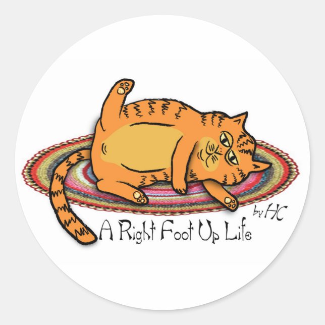 Hippie Chick Stickers (Front)