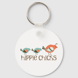Hippie Chicks Key Ring