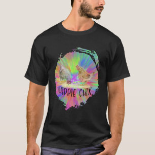 Hippie Chix Chicken  Tie Dye Style T-Shirt