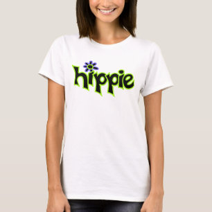 Hippie Colorful Graphic Black Word Saying T-Shirt