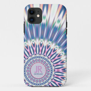 Hippie 'delica Funk Pink Blue Monogram iPhone 5 11 Case