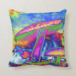 Hippie Dippie Trippy 'Shrooms Pillows
