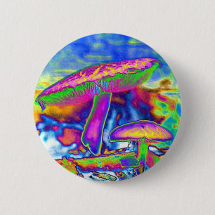 Hippie Dippie Trippy 'Shrooms Pin