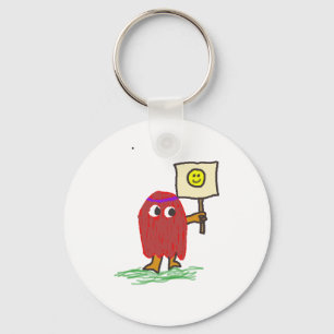 Hippie Dippy Smile Key Ring