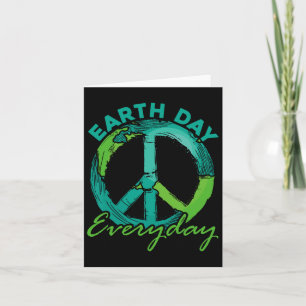 Hippie Earth Day  Card