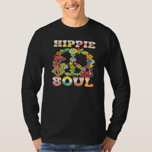 Hippie Flower Peace Love Happy Soul 1 T-Shirt