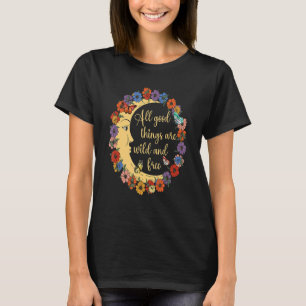 Hippie Flower Peace Love Happy Soul 2 T-Shirt