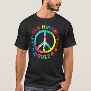 Hippie Flower Peace Love Happy Soul 3 T-Shirt