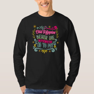 Hippie Flower Peace Love Happy Soul T-Shirt