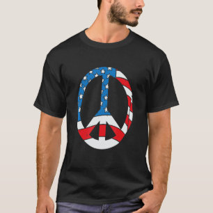 Hippie Flower Peace Love Happy Soul T-Shirt