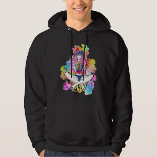 Hippie Flower Power Child Peace Girl T Party Festi Hoodie