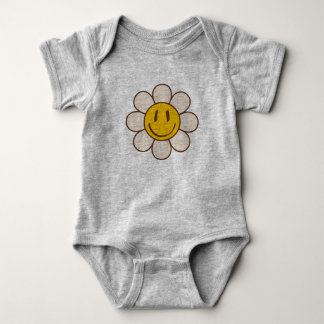 Hippie Flower Power Infant Outfit Baby Bodysuit