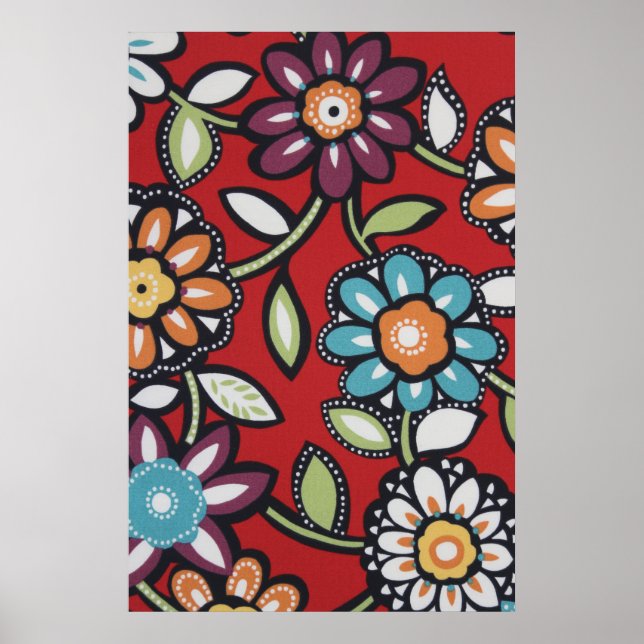 hippie flower power poster (Front)