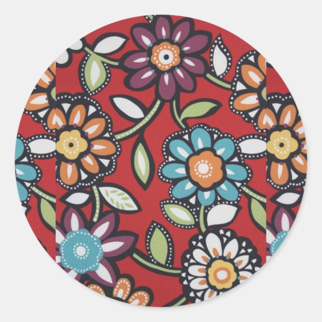 hippie flower stickers (Front)