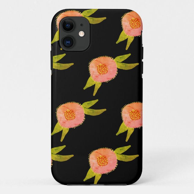 Hippie  Flowers Case-Mate iPhone Case (Back)