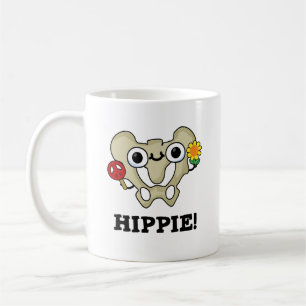 Hippie Funny Hip Bone Pun Coffee Mug
