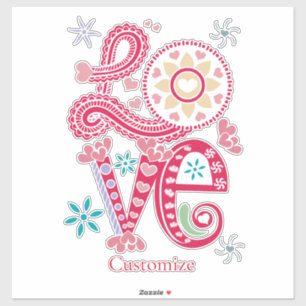 Hippie Groovy Love Sign Thunder_Cove