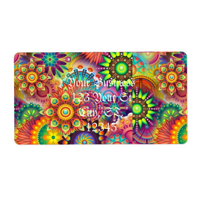 Hippie Groovy Techno Psychedelic Thunder_Cove (Front)