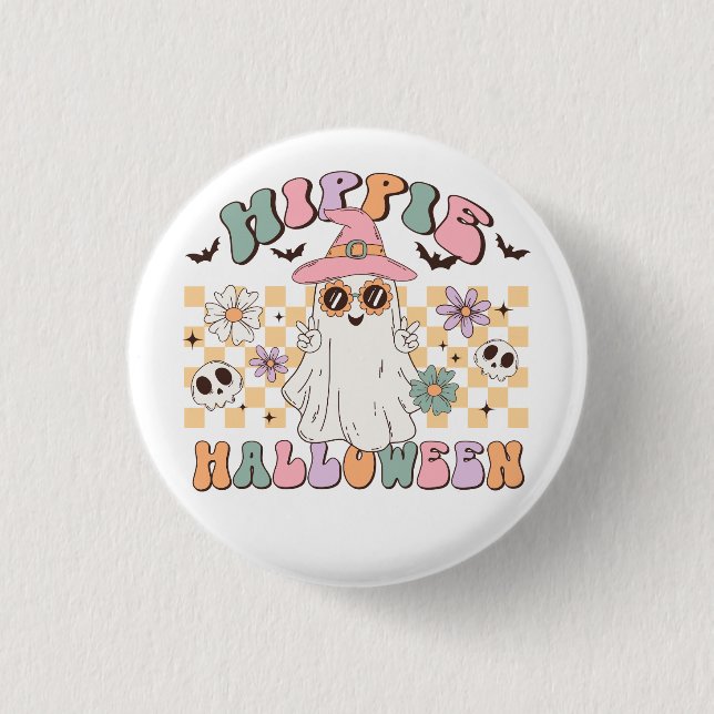 Hippie Halloween 3 Cm Round Badge (Front)