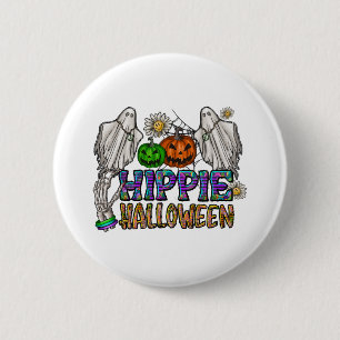 Hippie Halloween 6 Cm Round Badge