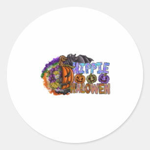 Hippie Halloween   Classic Round Sticker
