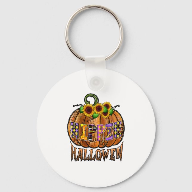 Hippie Halloween Key Ring (Front)